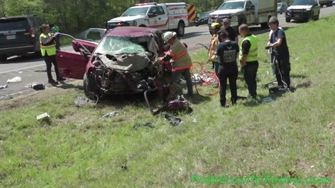 CAR VS 18 WHEELER PROVES FATAL, ALABAMA COUSHATTA TEXAS, 03/24/25...