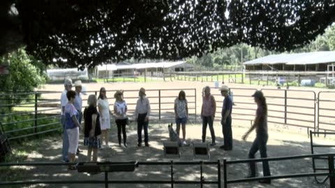 Skipper Calder & Cowboy-up Ministry bring horse training with a message at 11am.