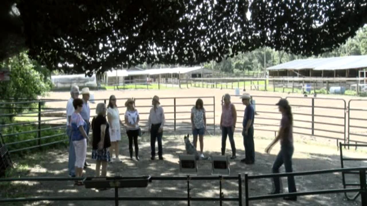 Skipper Calder & Cowboy-up Ministry bring horse training with a message at 11am.