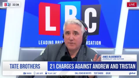 Andrew and Tristan Tate to face 21 charges in the UK | LBC