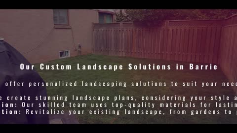 Your Landscaper in Barrie, Ontario