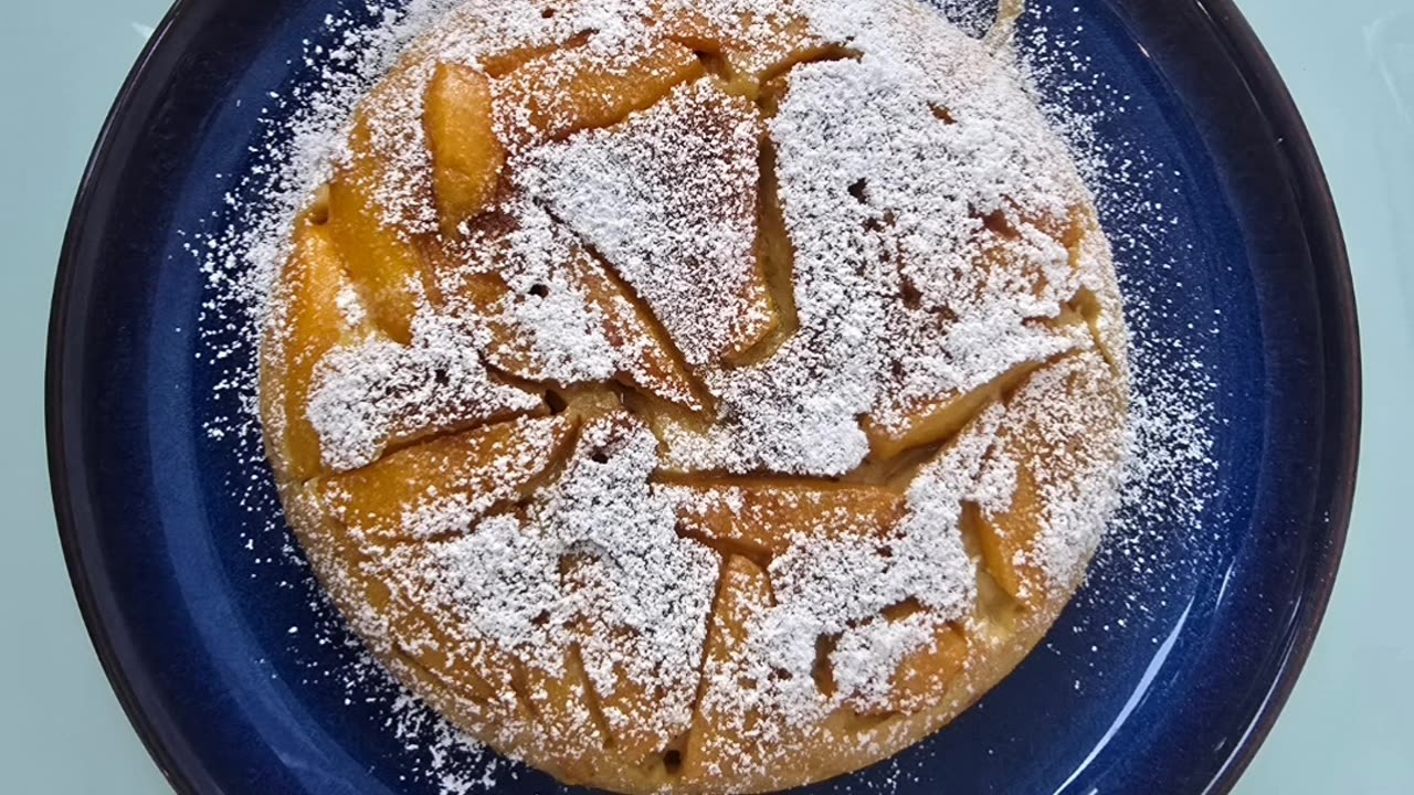Easy peach 🍑 nectarines cake