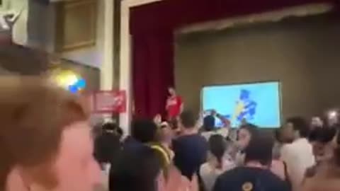 They are celebrating victory of Muslim Zohran Mamdani in Democratic primary for mayor of New York