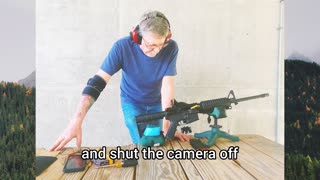 M4 at the range. Transcription isn't exact. And I said Aim point. I meant Eotec.