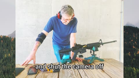 M4 at the range. Transcription isn't exact. And I said Aim point. I meant Eotec.