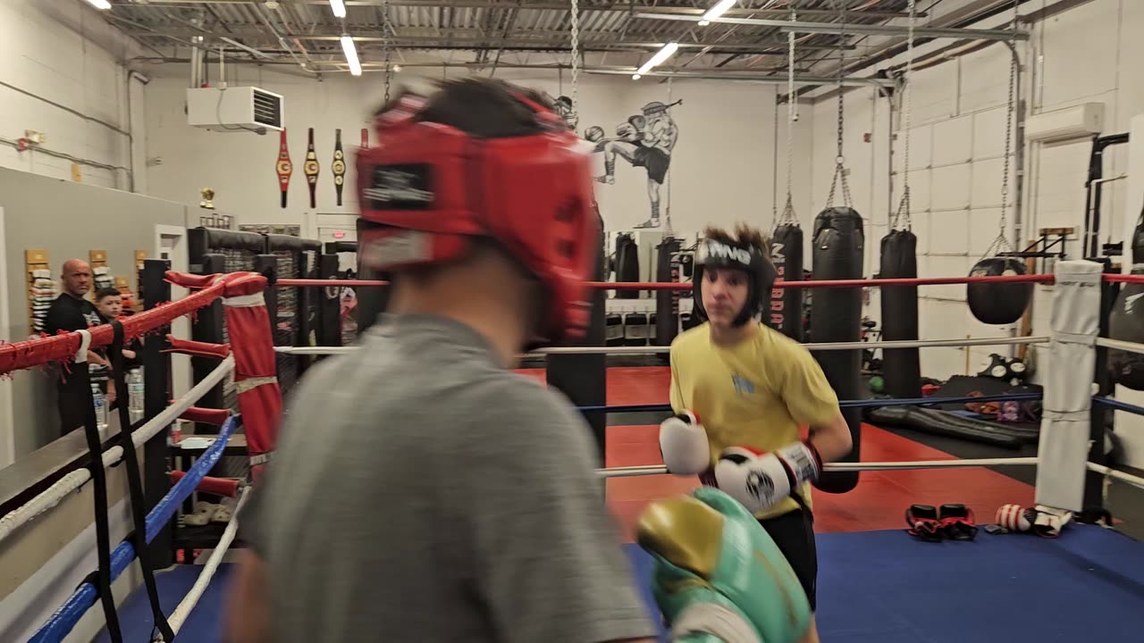Joey sparring Myers RD2 4/2/25