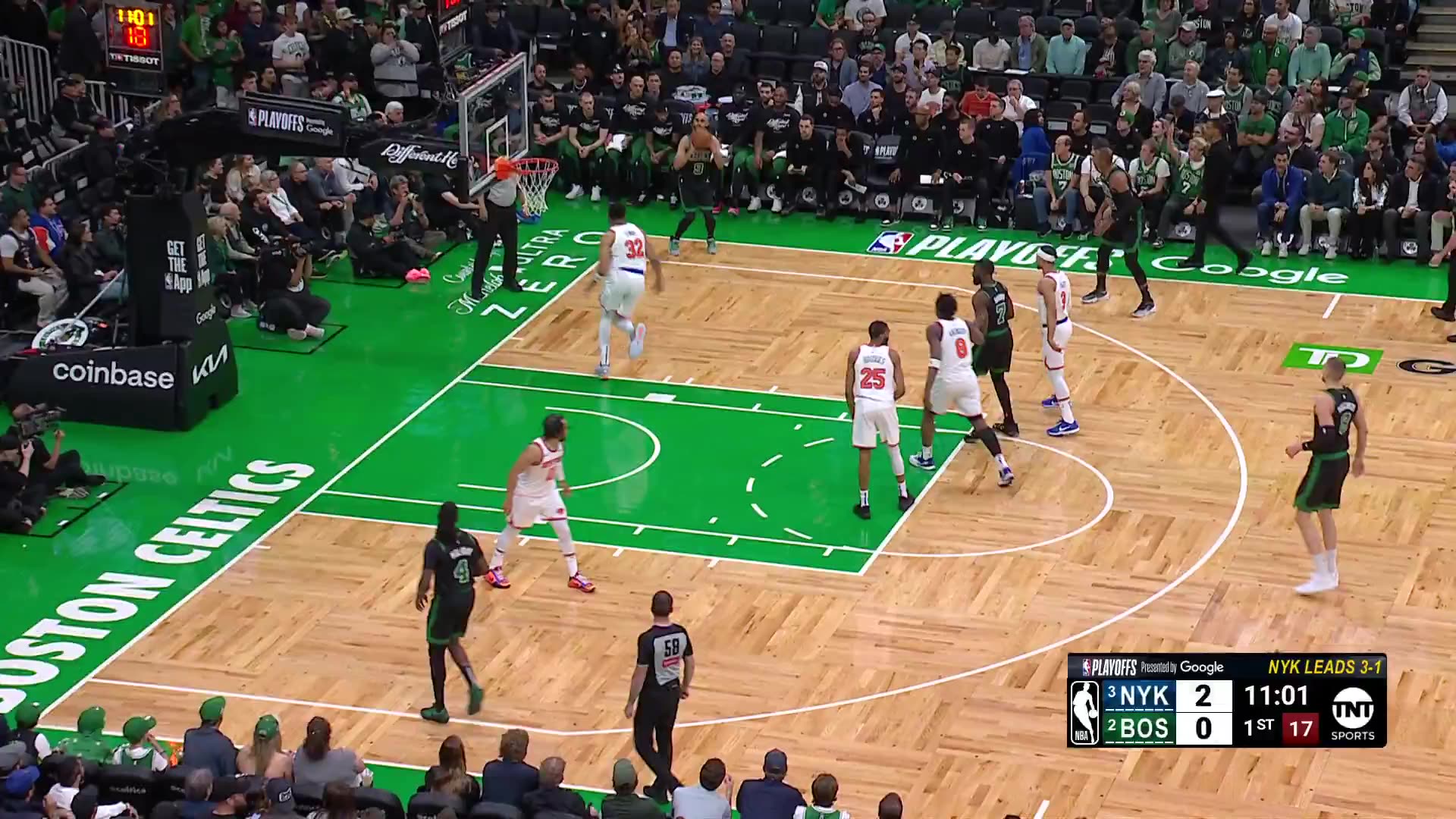 NBA - D-Whites corner 3 opens the scoring for Boston 🙌 Game 5
