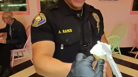Ice Cream Vendor Tricks LA Police Officer