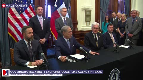 Governor Greg Abbott Signs Bill to Launch Agency Like Elon Musk's DOGE in Texas [LIVE]