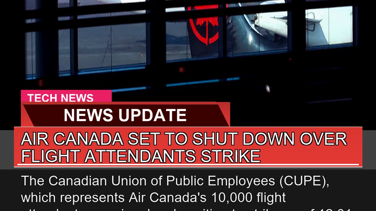 Air Canada Set to Shut Down Over Flight Attendants