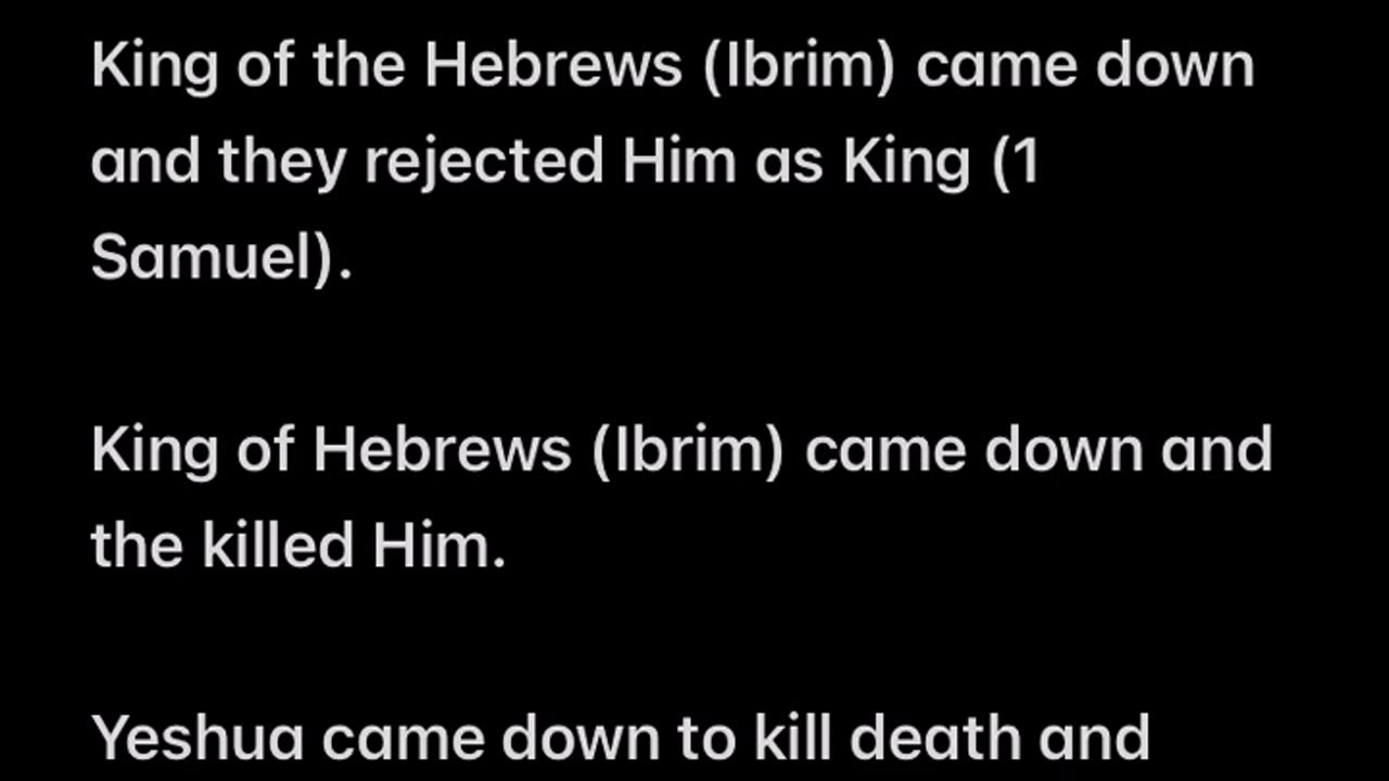 Hebraism NOT Judaism