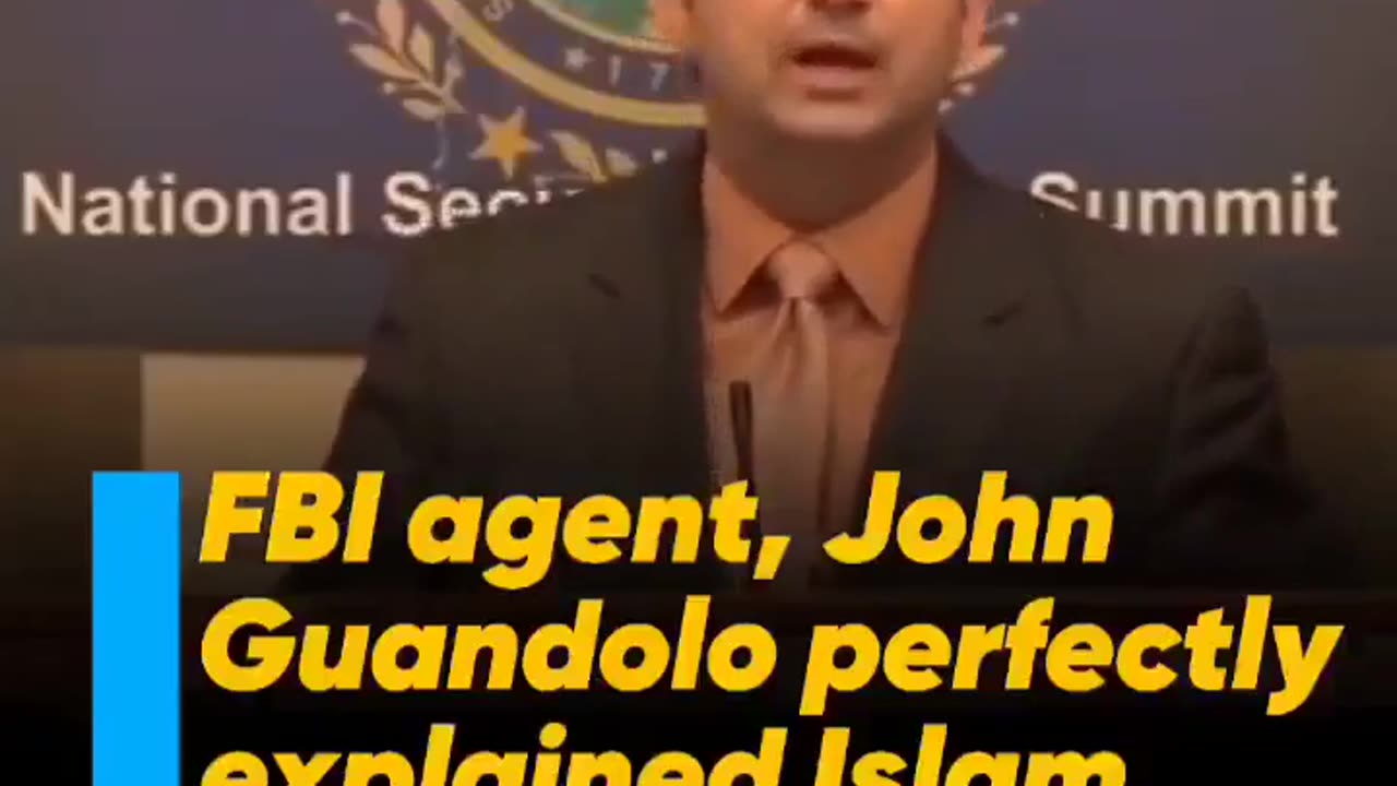 FBI Agent John Guandolo Explains Islam in Under 3 Minutes