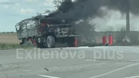 🔥 In Petropavlivka, in the occupied part of the Kherson region, drones cut off