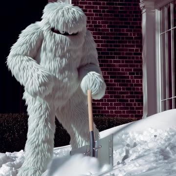 The video is made with AI, it may be artificial