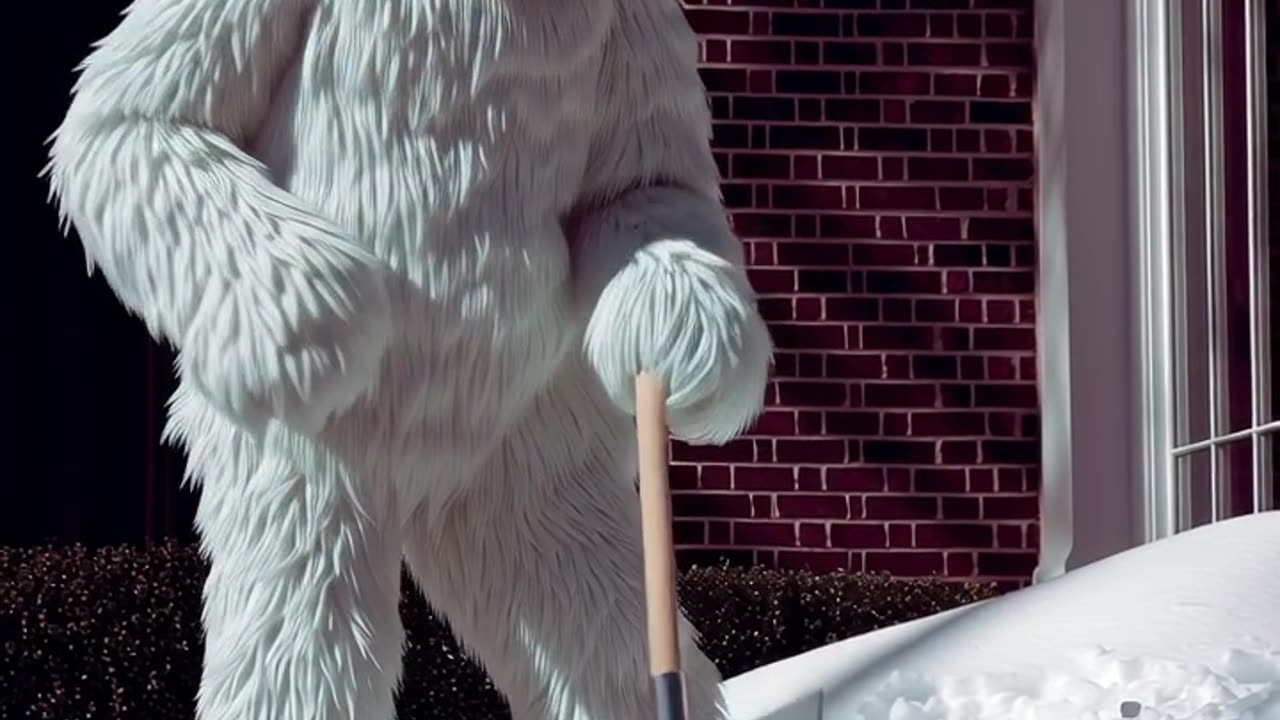 The video is made with AI, it may be artificial