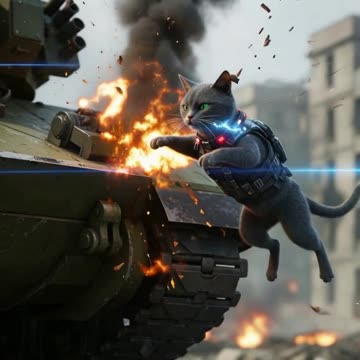 “RatZone: The Meowssacre Begins” (It’s not just war. It’s whisker-fueled vengeance.)