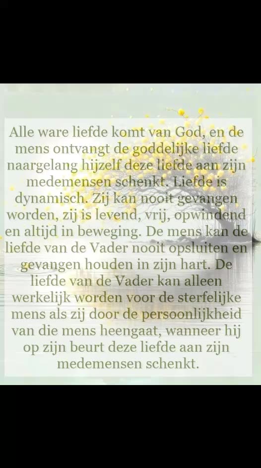 Alle ware liefde komt van