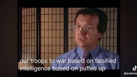 Israel lied about the WMD admits news anchor