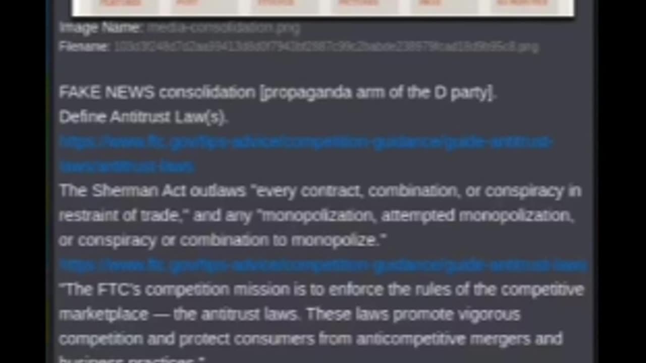 Q Post Repost: 1841. Six Companies Own The World
