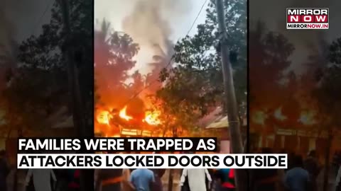 Bangladesh Hindu-Owned House Torched As Mob Violence Against Minorities Continue Shocking Video
