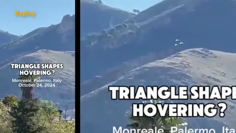 Observations réelles d'OVNI ! Un OVNI triangulaire a été aperçu.