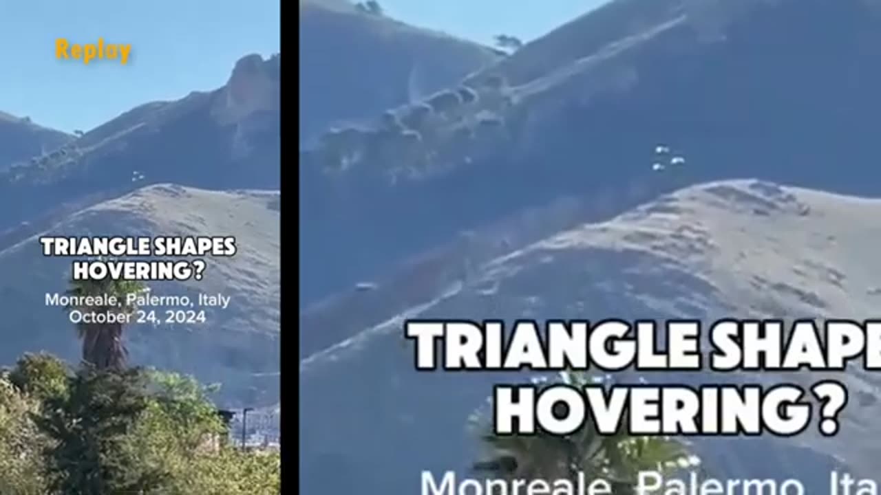 Observations réelles d'OVNI ! Un OVNI triangulaire a été aperçu.