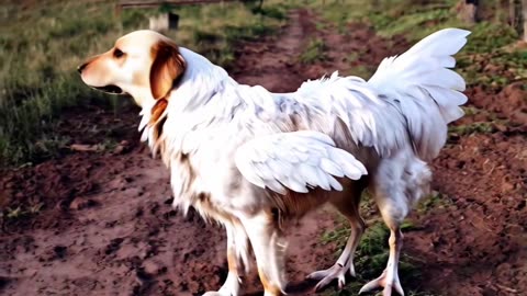 DogChicken 😱 #dog #chicken #dogchicken #viral #ai #cute #cutedog #fyp