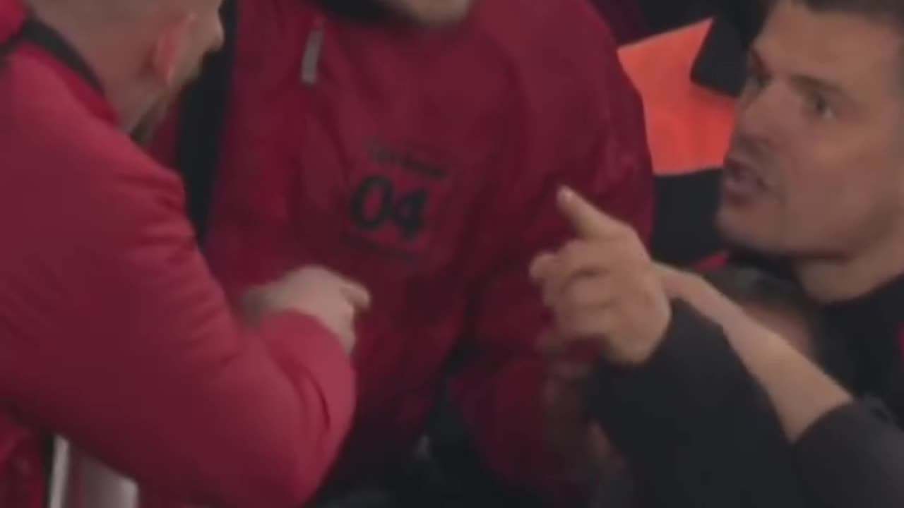 Granit Xhaka got into a fight with his own fans