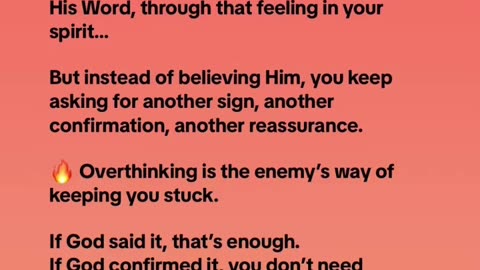 What if the clarity you need isn’t new instructions—but courage to act on what God already said?