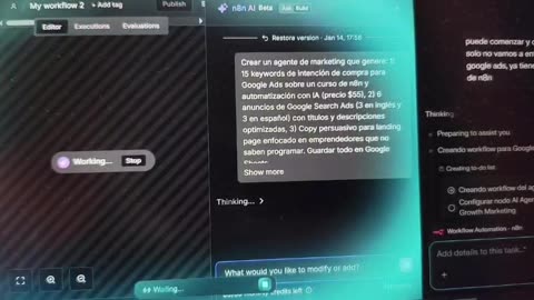 Creating agent N8N from scratch with AI