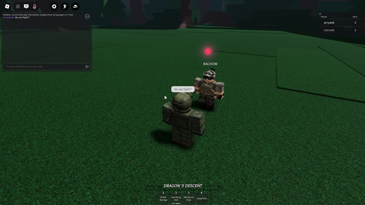 Playing 1v1 in The Strongest Battlegrounds in Roblox - (No Commentary).