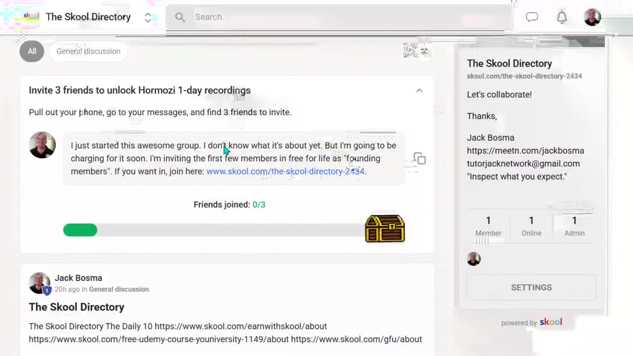 The Skool Directory-We Need Members