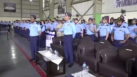 Prime Minister visited the Pakistan Air Force’s operational base at Kamra today. ISPR