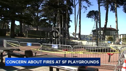 Fires at San Francisco playgrounds has residents on edge.