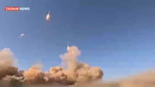 Iranian media released footage of the missile launch in the latest barrage