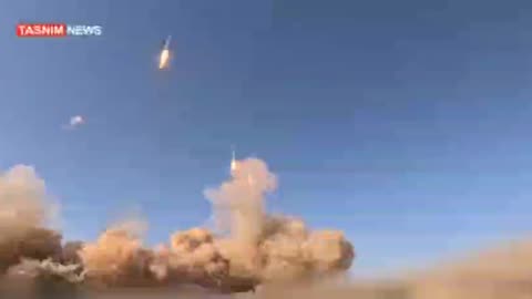 Iranian media released footage of the missile launch in the latest barrage