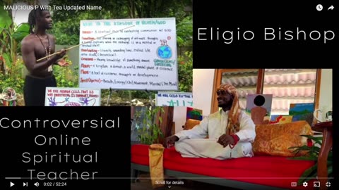 THE MALICIOUS PROSECUTION OF NATUREBOY THR33GOD ELIGIO BISHOP