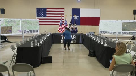 PRESIDENT TRUMP AND FLOTUS MELANIA TRUMP TOUR TEXAS FLOOD DAMAGE AND HOST ROUNDTABLE