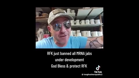 POV - RFK banning MRNA ..