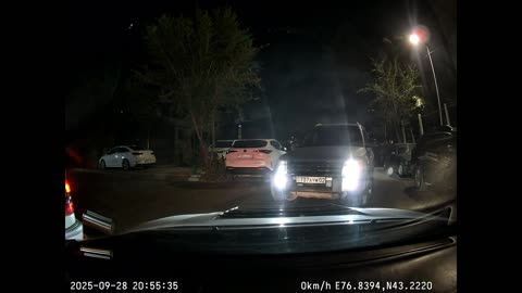 Dashcam Shows Almaty Residents' Street Fight