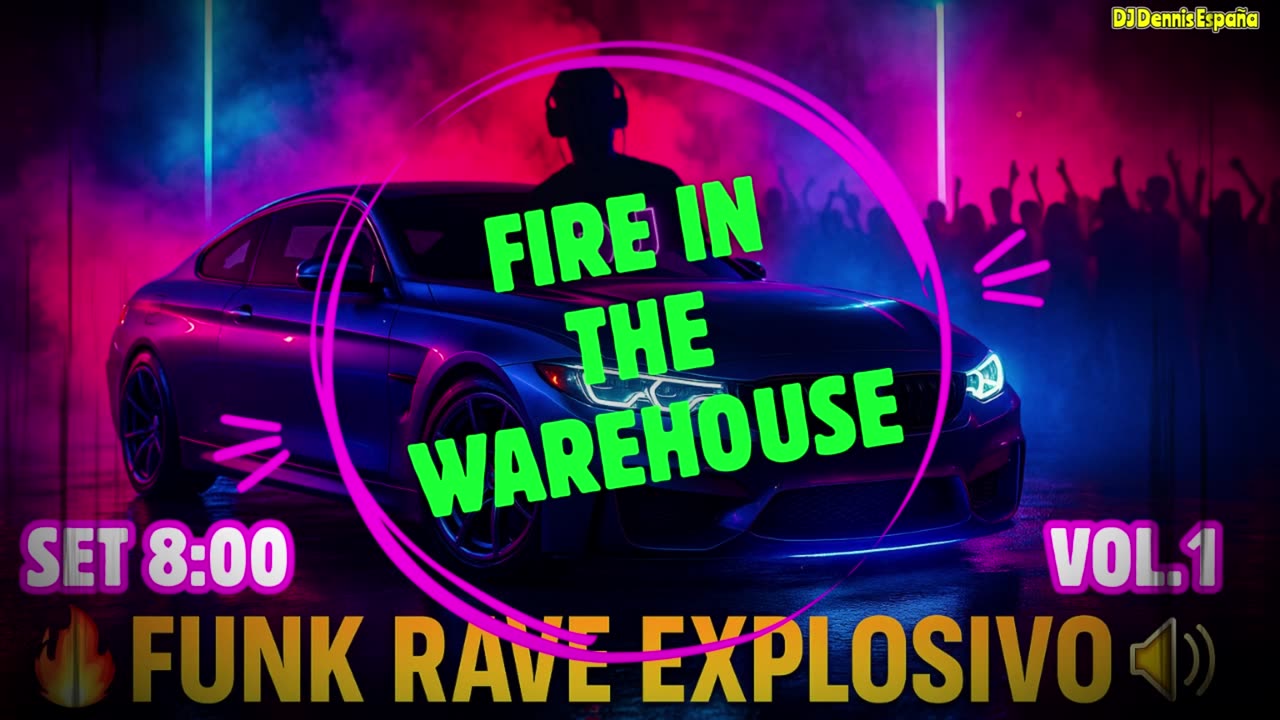 🔥 Fire in the Warehouse | DJ Dennis España Funk Rave Heat – 8 Minute Set 🔊