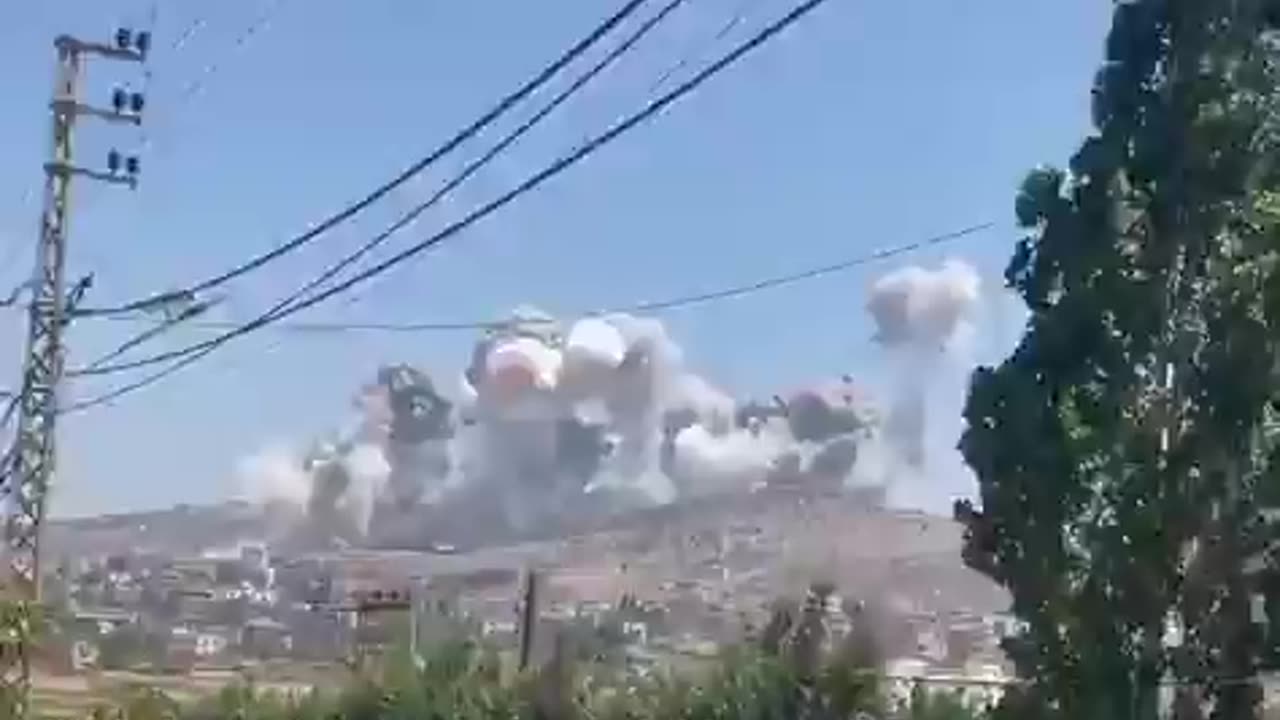 BREAKING: Israeli fighter jets recently carried out an airstrike on a Hezbollah compound