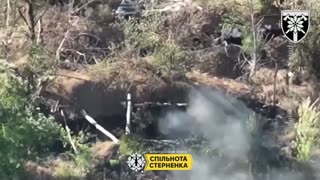 🔥 In the Zaporizhzhia direction, soldiers of the 128th OGShBr hit 2S4 Tulpan,