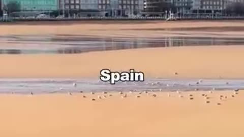 Why is the water receding fron the shore all over the world.