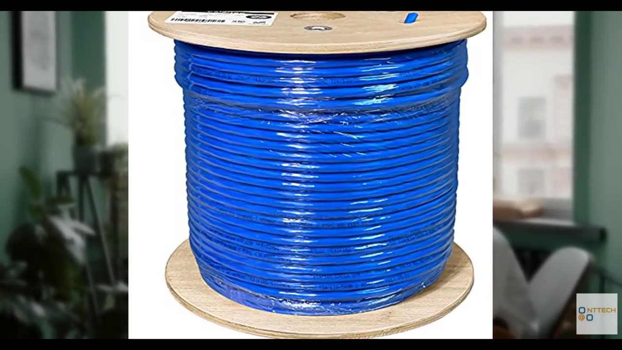 celertec CAT6A Ethernet Cable, 500ft, 23AWG Solid Bare Copper, UTP Unshielded Tw