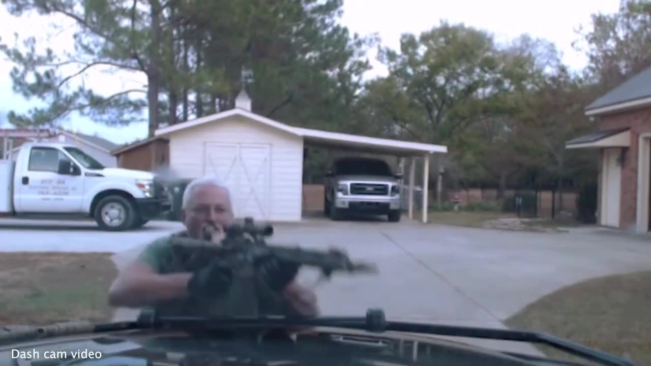 Peach County deputies Daryl Smallwood and Patrick Sondron responded to a call about man threatening