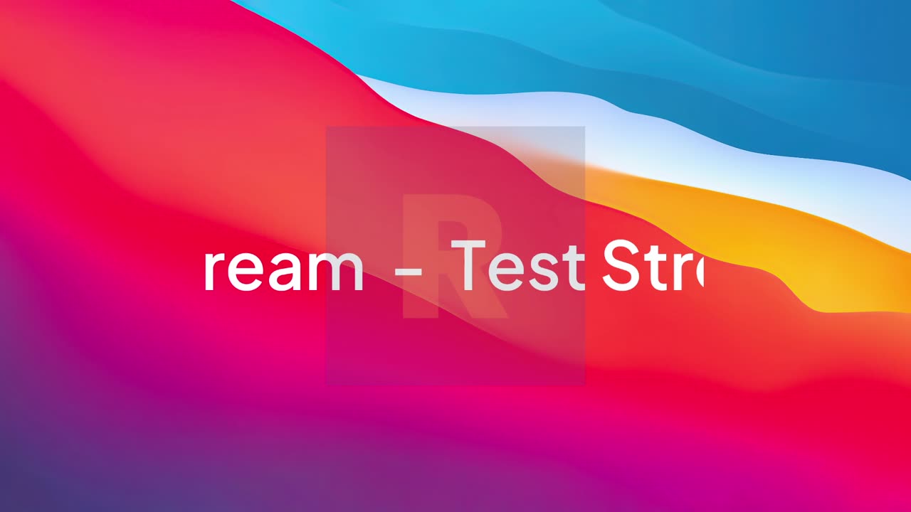 My Reusable RTMP Stream