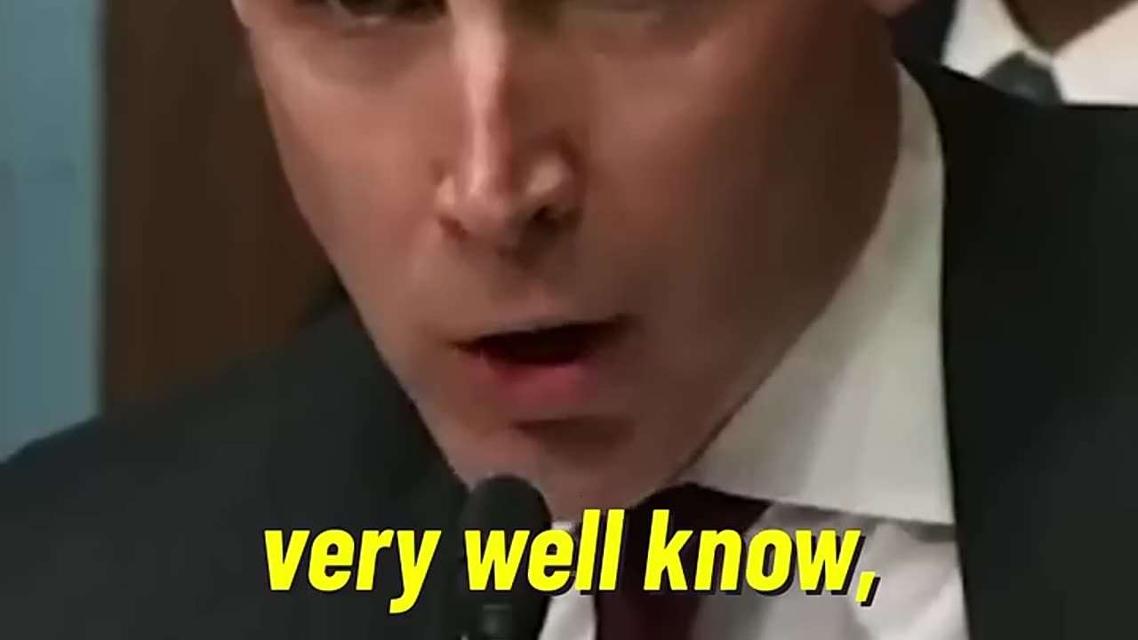 Do Not Lie To Senator Josh Hawley