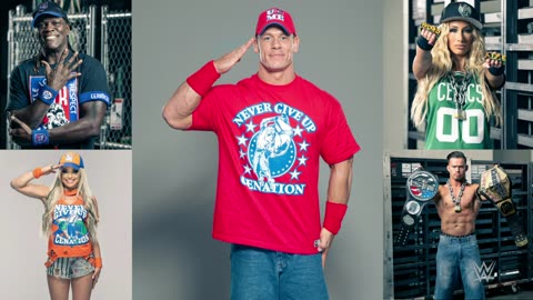 WWE Superstars become John Cena with photo shoot @wwefree
