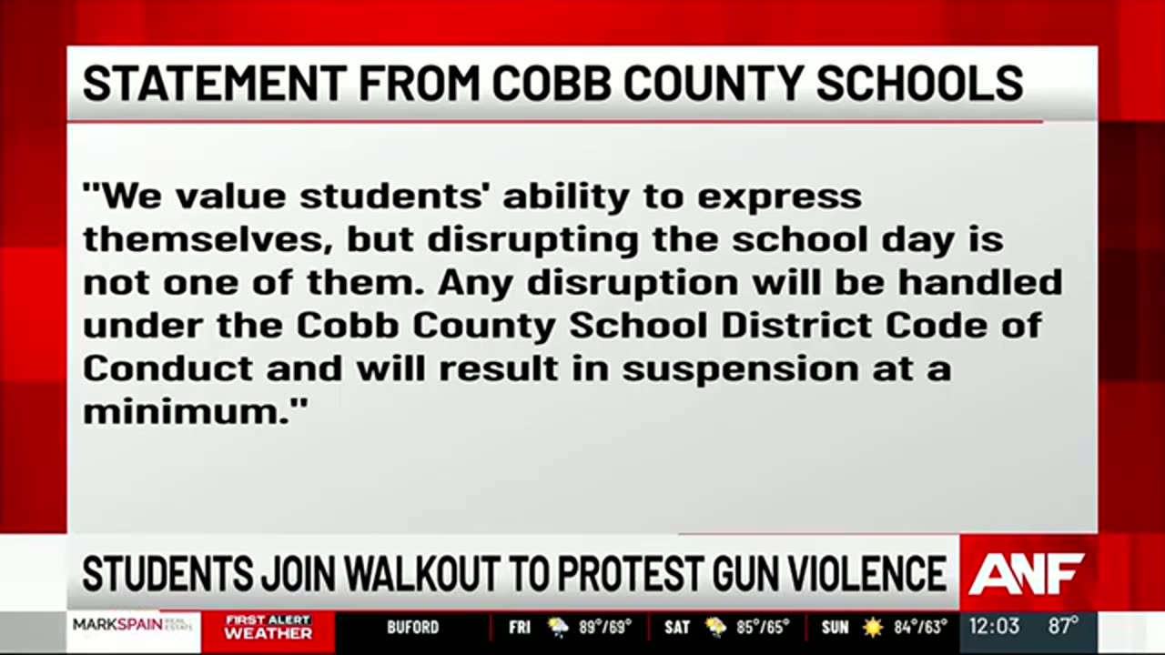 Metro Atlanta students join national walkout in response to gun violence